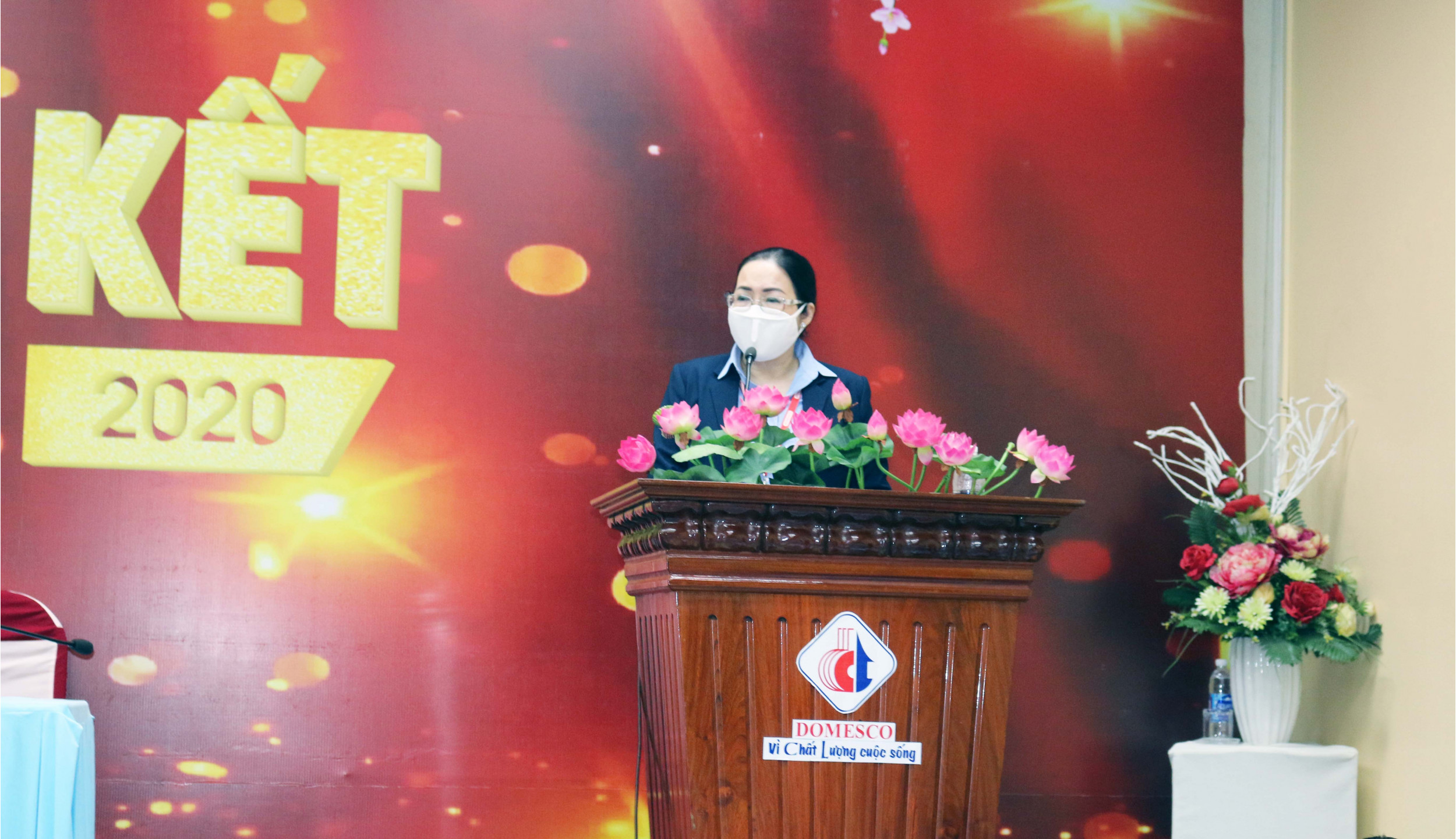 DOMESCO TỔ CHỨC LỄ TỔNG KẾT HOẠT ĐỘNG NĂM 2020 VÀ HỘI NGHỊ NGƯỜI LAO ĐỘNG NĂM 2021