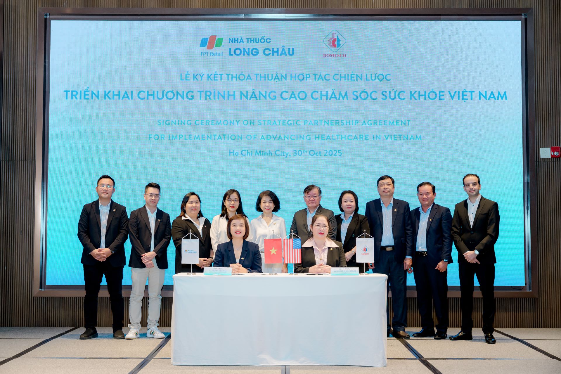 DOMESCO VÀ FPT LONG CHÂU – HỢP TÁC VÌ SỨC KHỎE VIỆT NAM, VÌ CHẤT LƯỢNG CUỘC SỐNG