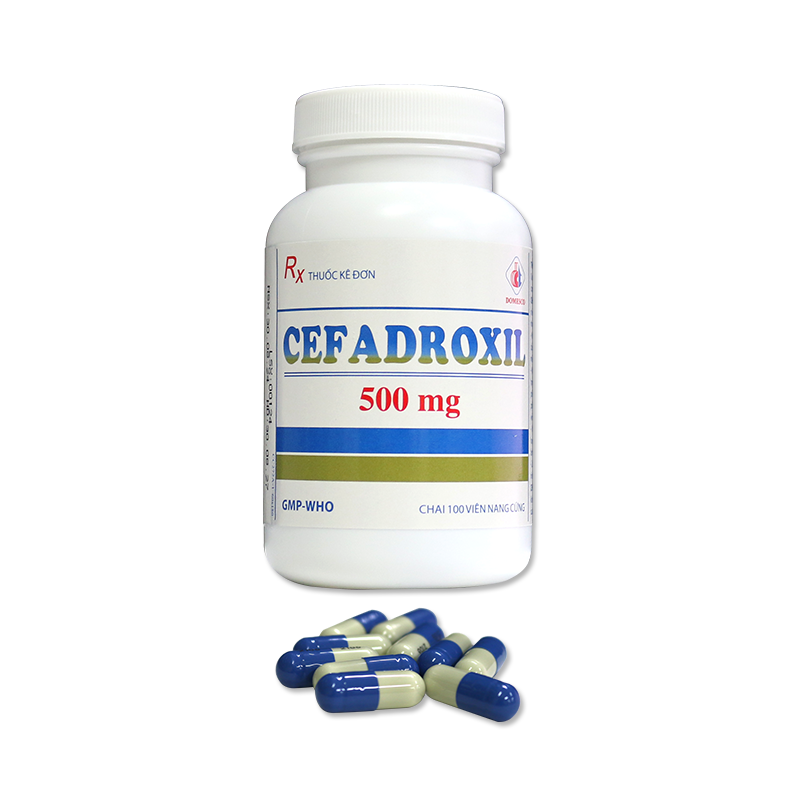 Cefadroxil 500mg (xanh - xám)