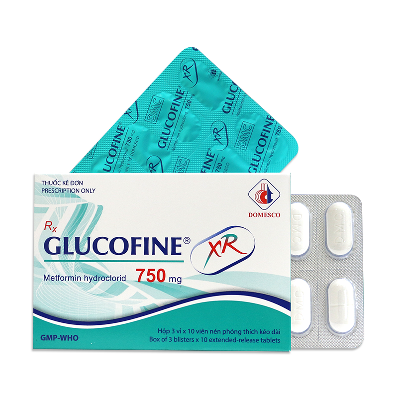 GLUCOFINE XR 750mg