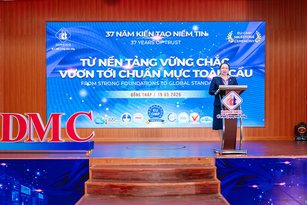 DOMESCO – 37 NĂM KIẾN TẠO NIỀM TIN - TỪ NỀN TẢNG VỮNG CHẮC - VƯƠN TỚI CHUẨN MỰC TOÀN CẦU