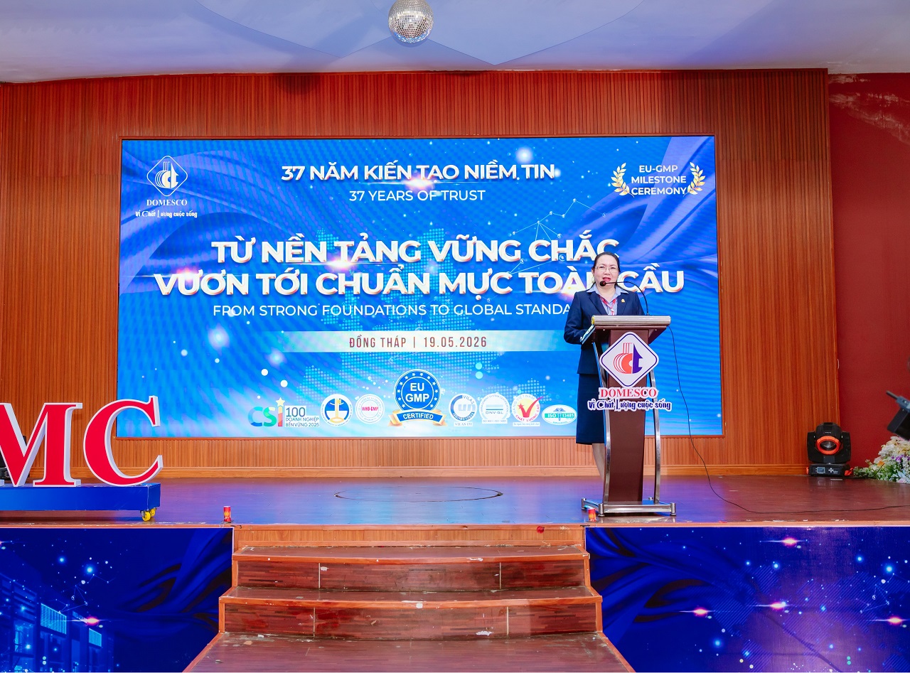 DOMESCO – 37 NĂM KIẾN TẠO NIỀM TIN TỪ NỀN TẢNG VỮNG CHẮC - VƯƠN TỚI CHUẨN MỰC TOÀN CẦU