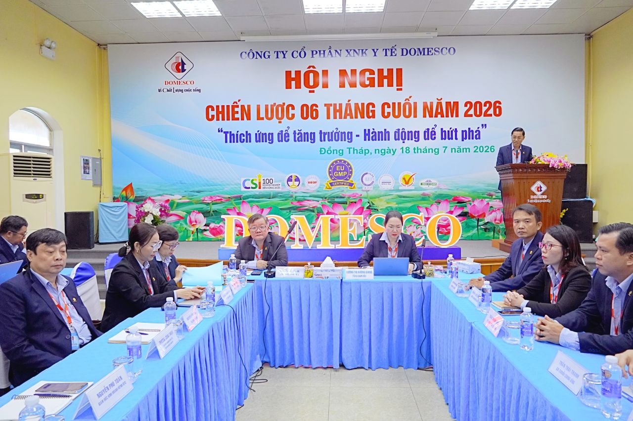 DOMESCO ĐỊNH HƯỚNG CHIẾN LƯỢC, SẴN SÀNG BỨT PHÁ 6 THÁNG CUỐI NĂM 2026 